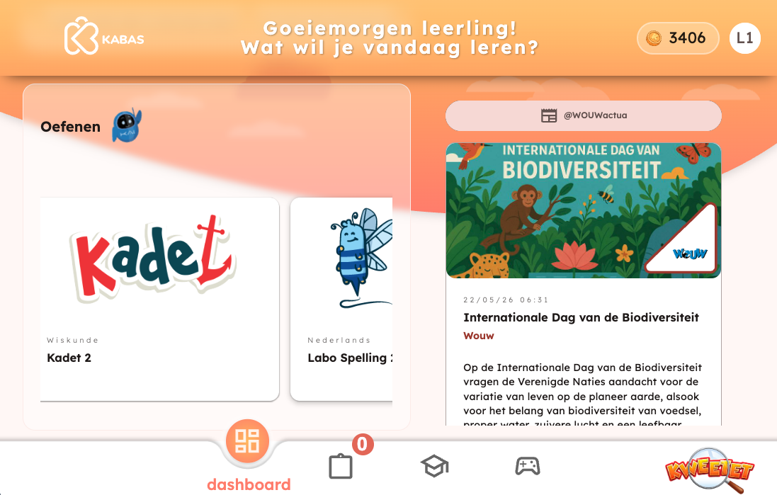 dashboard leerling