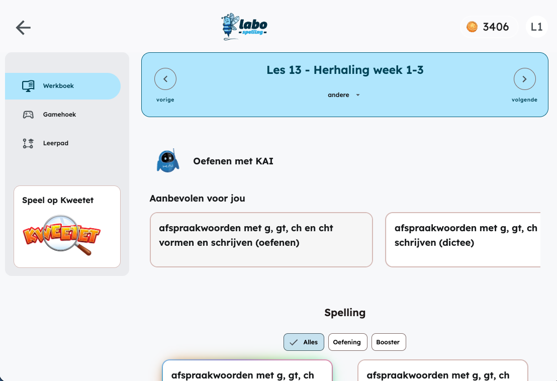 herhaling Kabo