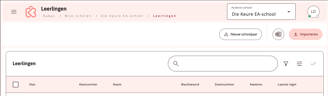 leerlingen update