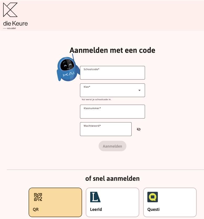 Inloggen op Kabas