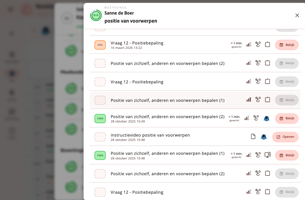 Resultatendetail